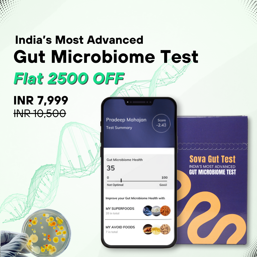 Gut Microbiome Test | 30 + lifestyle disease - Sova Health – Sova X