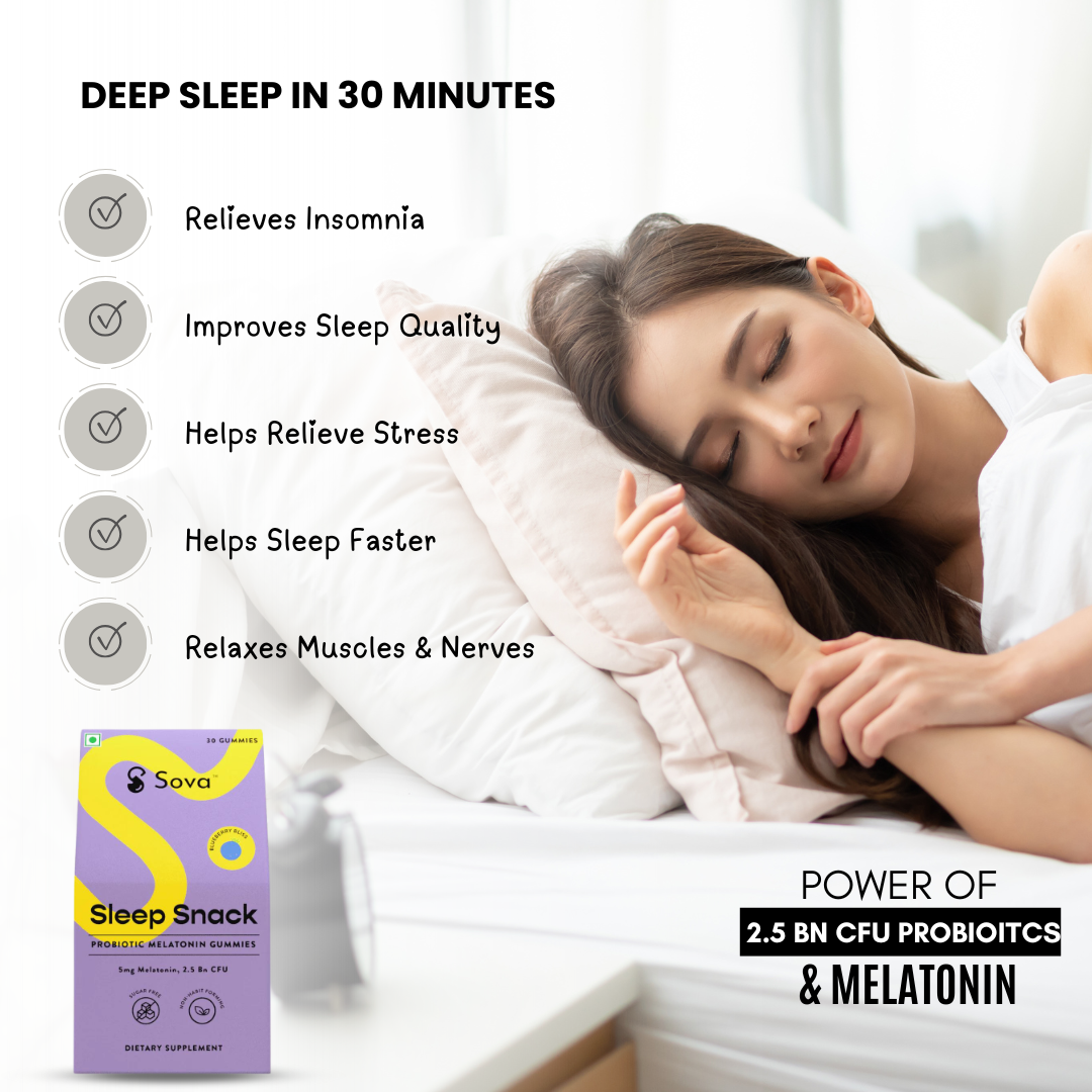 Sleep Gummies | Best Melatonin & Ashwagandha Gummies for Deep Sleep in 30 Minutes