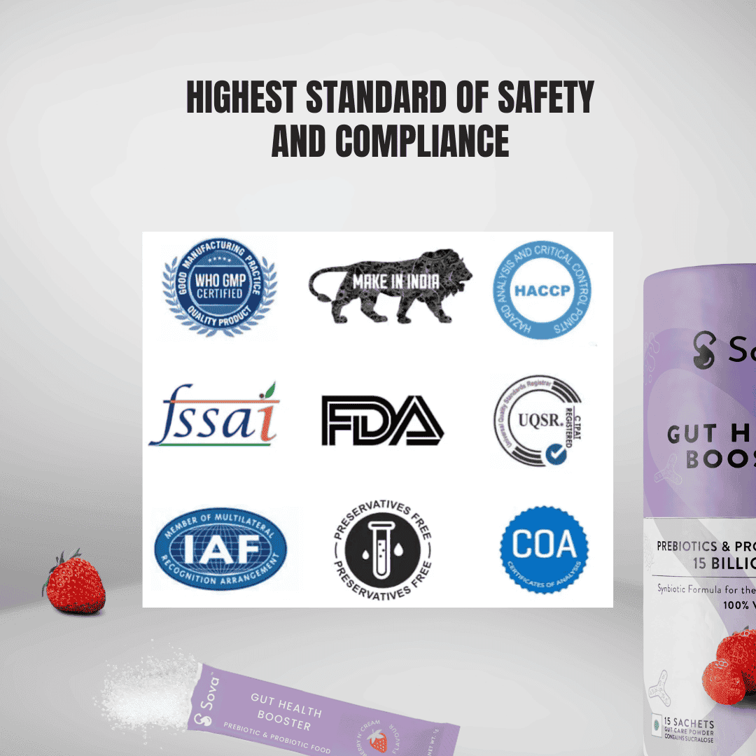 Gut Health Booster With Best Probiotics supplement